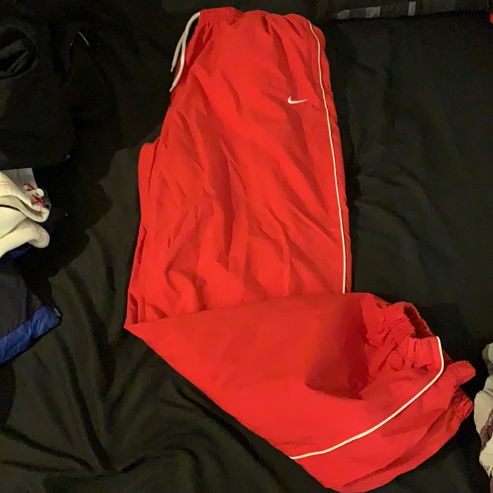 Red Nike Joggers
